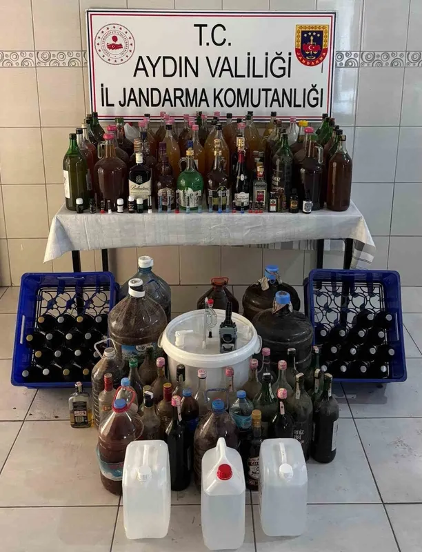 Bozdoğan’da kaçak alkol operasyonu
