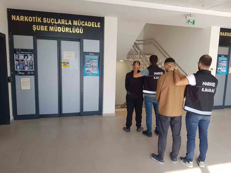 Kahramanmaraş’ta uyuşturucu operasyonu: 3 tutuklama
