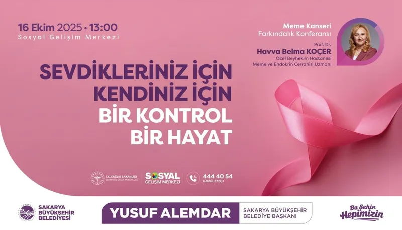 Bir kontrol, bir hayat: Meme kanserine karşı farkındalık buluşması SGM’de
