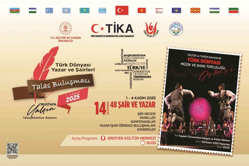 Kayseri’yi Türk dünyası heyecanı sardı
