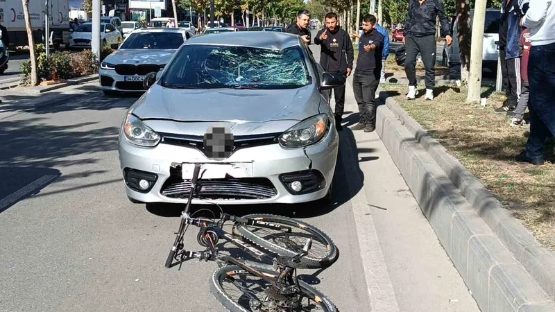 Batman’da otomobilin çarptığı bisikletli ağır yaralandı
