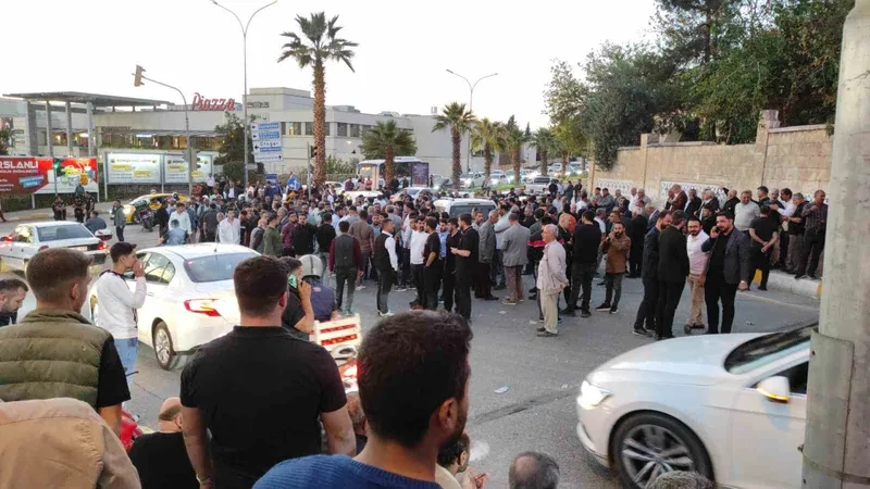 Şanlıurfa’da cenaze defni sırasında 