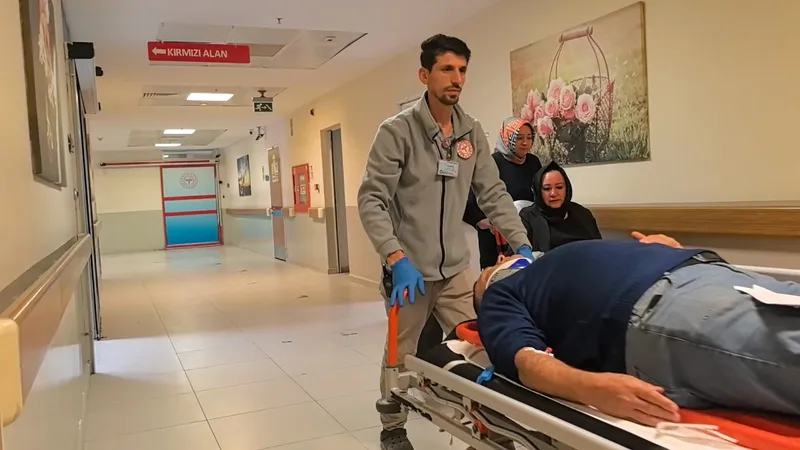 Çarpışmanın etkisiyle kanala uçtu
