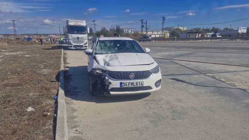 Otomobilin çarptığı kadın hayatını kaybetti
