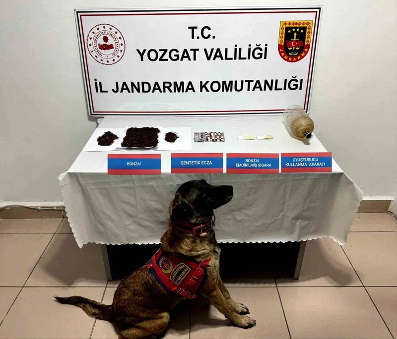 Arama yapılan evde uyuşturucu madde ele geçirildi
