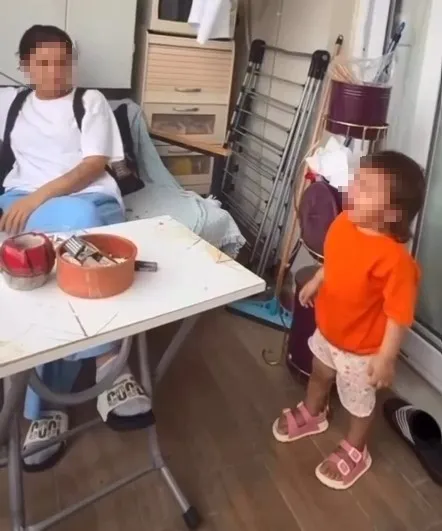 Görüntüler tepki çekmişti: O anne, çocuğu ile yurtdışına çıkmış
