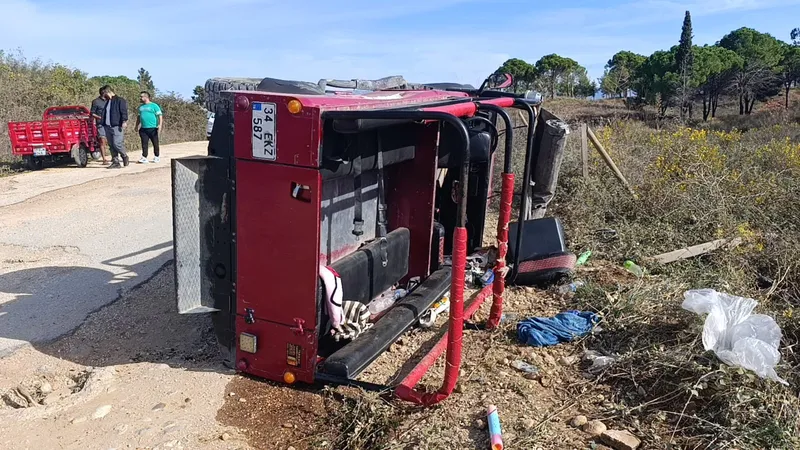 Antalya’da safari aracı devrildi: 9 turist yaralandı
