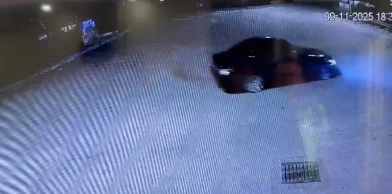 Dirift anları güvenlik kamerasına yansıdı, 46 bin lira ceza uygulandı
