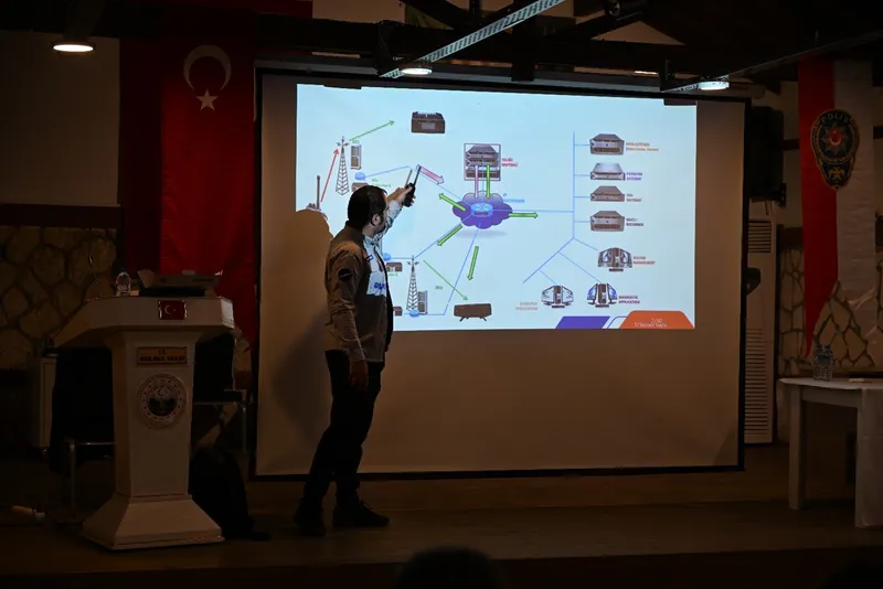 Polise ASELSAN telsiz eğitimi verildi
