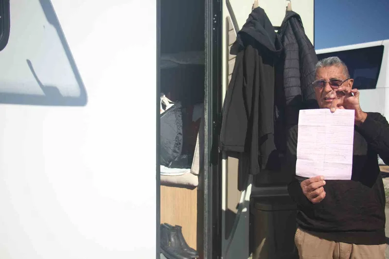 Marmaris’te karavanda yaşayan emekliye belediyeden 