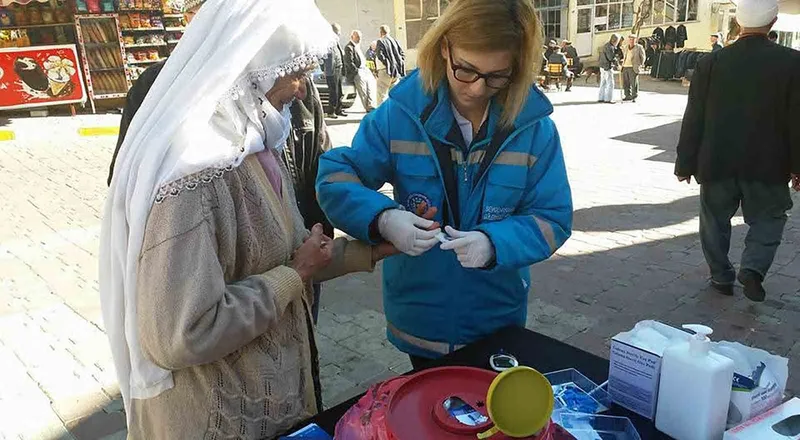 Büyükşehir’den 13 ilçede ücretsiz Diyabet taraması
