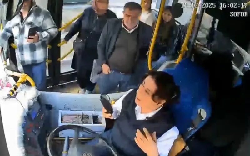 Isparta’da yol verme tartışması, kadın halk otobüsü şoförüne kâbus yaşattı
