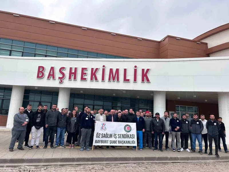 Bayburt Devlet Hastanesinde temizlik görevlisine şiddet iddiası
