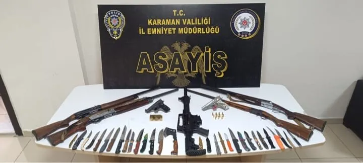 Karaman polisin asayiş uygulamaları devam ediyor: 11 tutuklama
