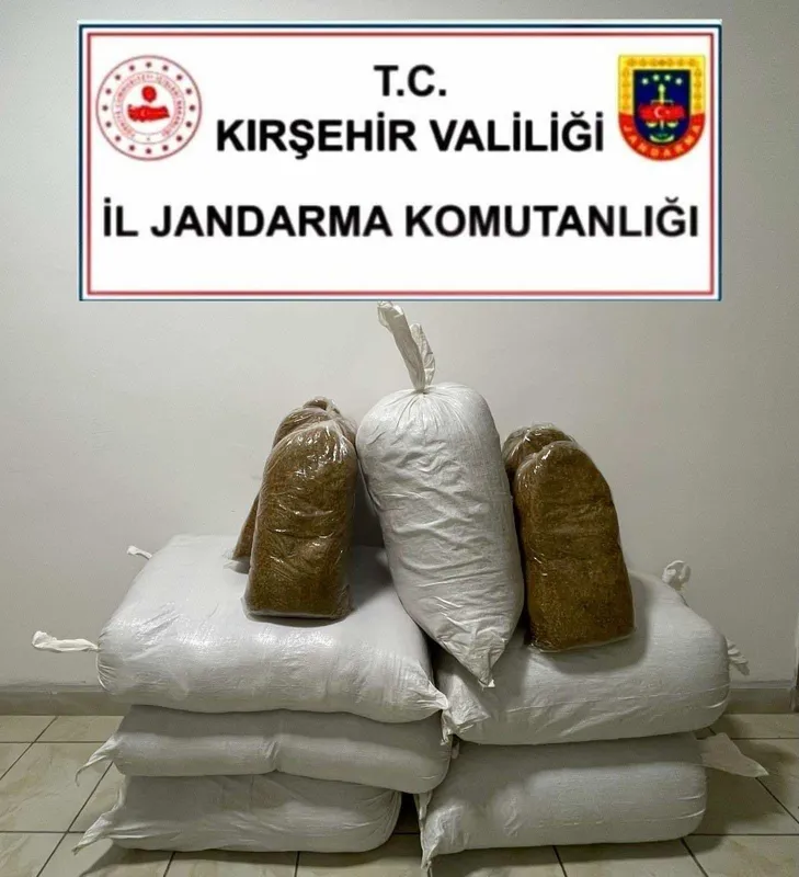 Kırşehir’de jandarmadan kaçak tütün operasyonu
