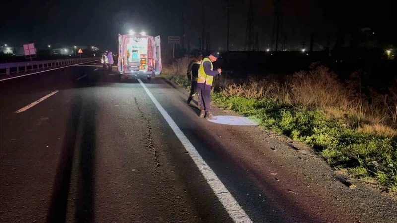 Kırklareli’de aracın çarpması ile metrelerce uzağa savrulan şahıs hayatını kaybetti

