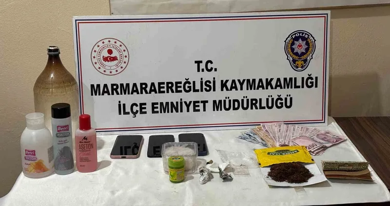 Tekirdağ’da uyuşturucu operasyonunda bir şüpheli yakalandı
