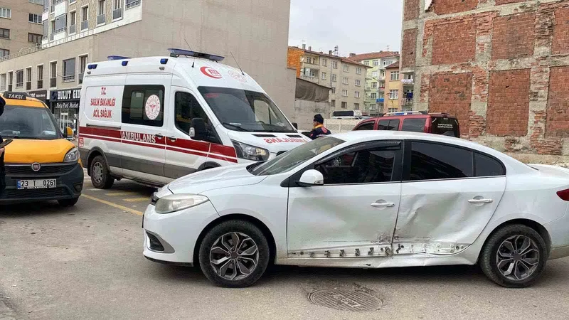 Elazığ’da trafik kazası: 1 yaralı
