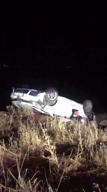 Diyarbakır’da araç takla attı: 1 yaralı
