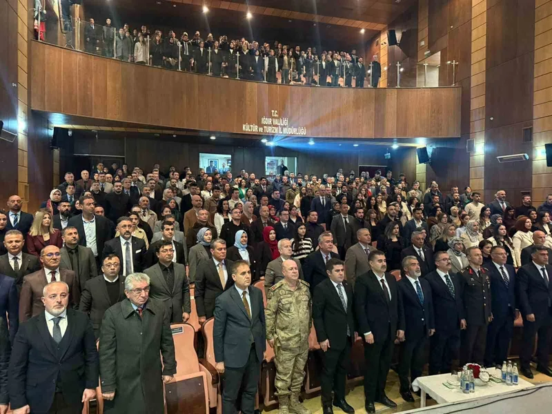 Iğdır’da 24 Kasım öğretmenler günü kutlama programı düzenlendi
