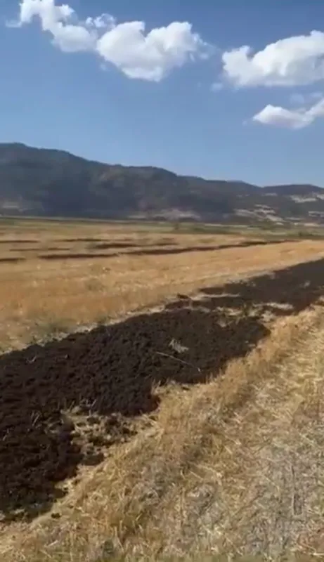 Burdur’da araziye arıtma çamuru döken firmaya 48 milyon 612 bin lira para cezası
