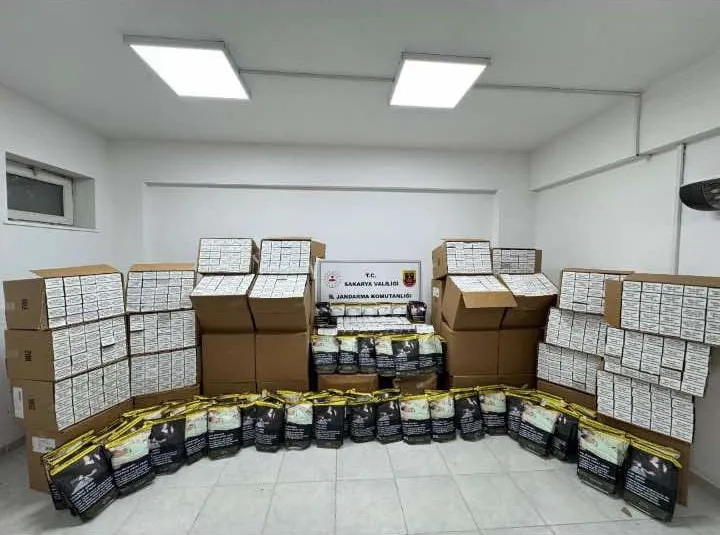 1 milyon liralık kaçak tütün operasyonu: 1 gözaltı
