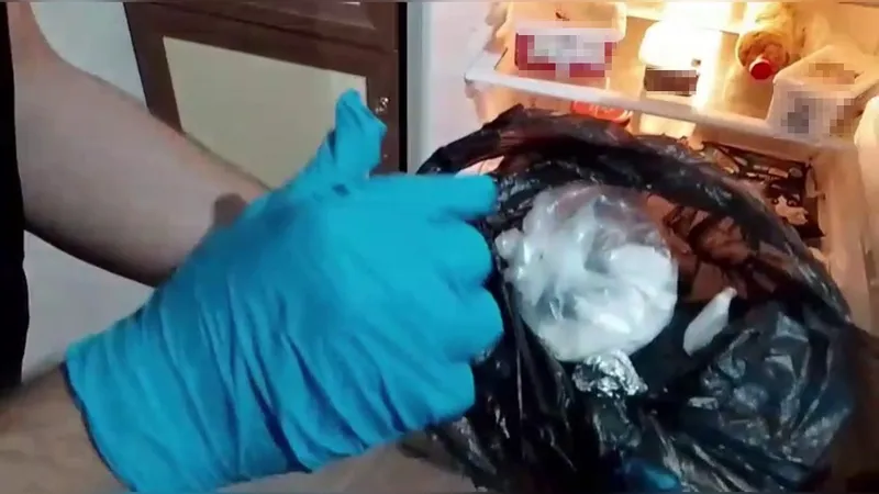 Buzdolabında kokain yakalattı, 