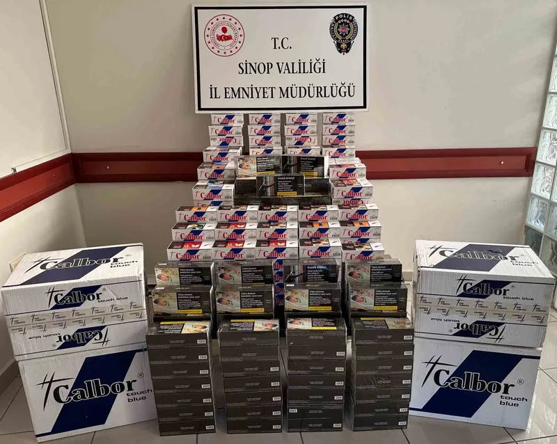 Sinop emniyetinden kaçakçılık ve uyuşturucuya eş zamanlı darbe
