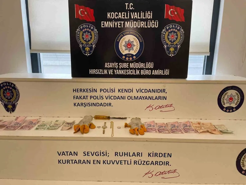 Kocaeli’de 140 bin liralık ziynet eşyası hırsızlığı çözüldü: Şüpheli tutuklandı
