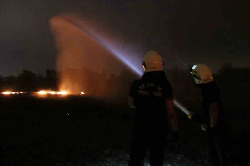 Yasak ve cezaya rağmen anız yakıyorlar
