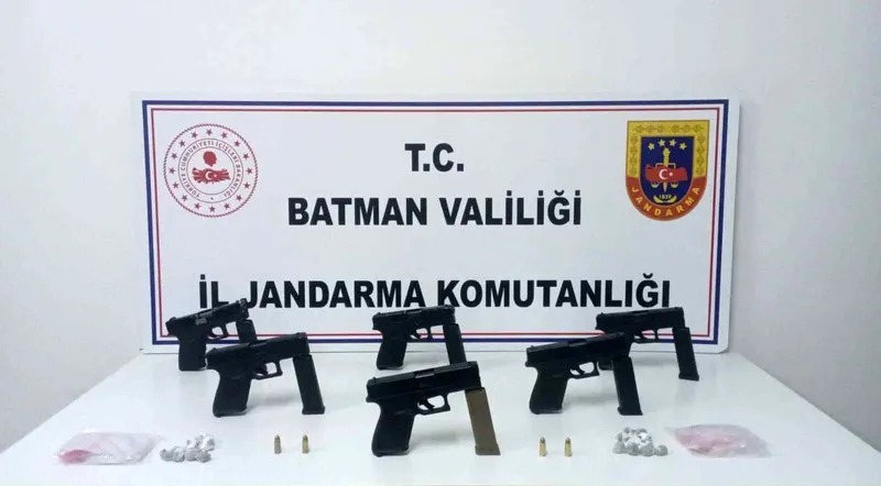 Batman’da kaçak silah operasyonu: 6 tutuklama
