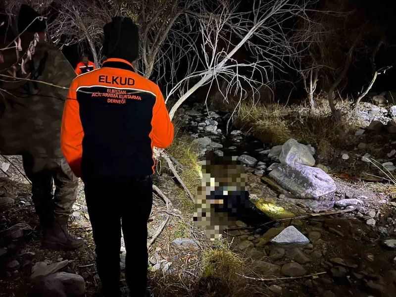 Ava çıkan yaşlı adamın cansız bedeni suda bulundu
