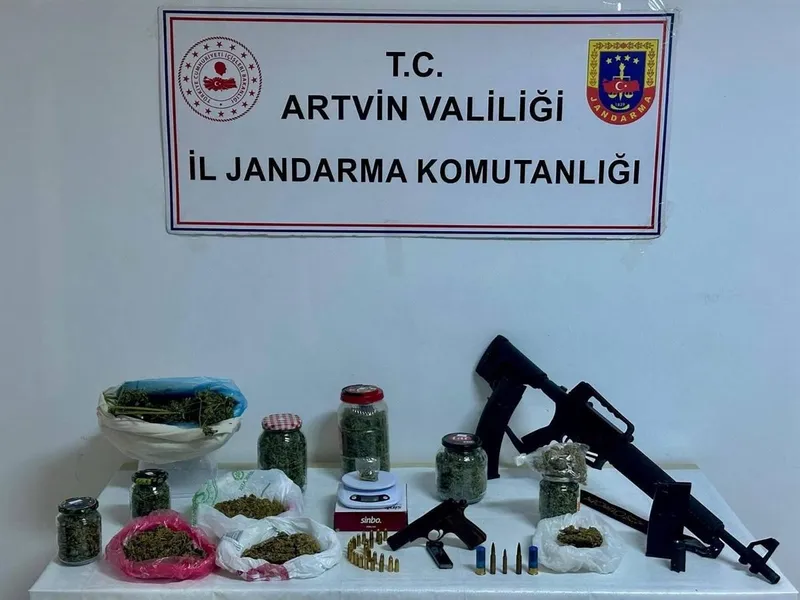 Artvin’de uyuşturucu operasyonu
