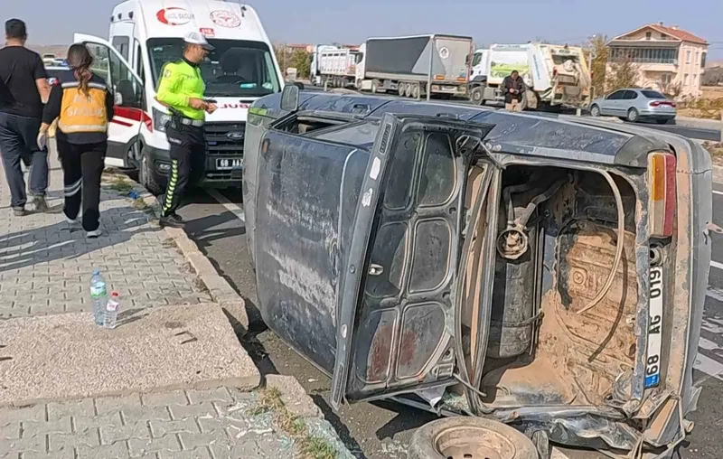 Aksaray’da tır ile otomobil çarpıştı: 3 yaralı
