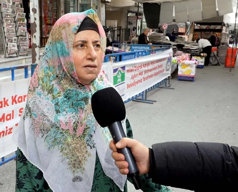 Ürünleri değiştiren engelli pazarcı hakkında 