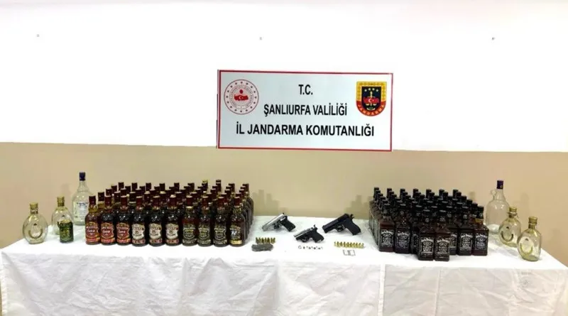 Şanlıurfa’da alkol, silah ve uyuşturucu operasyonu: 1 gözaltı
