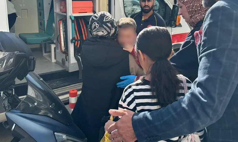 Motosikletin çarptığı çocuk yaralandı
