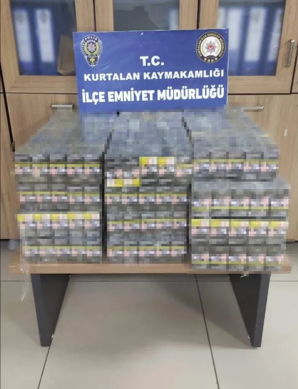 Siirt’te bir araçta bin 800 adet kaçak sigara ele geçirildi
