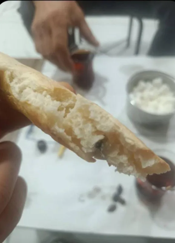 Kurtalan’da ekmeğin içinden sinek çıktı
