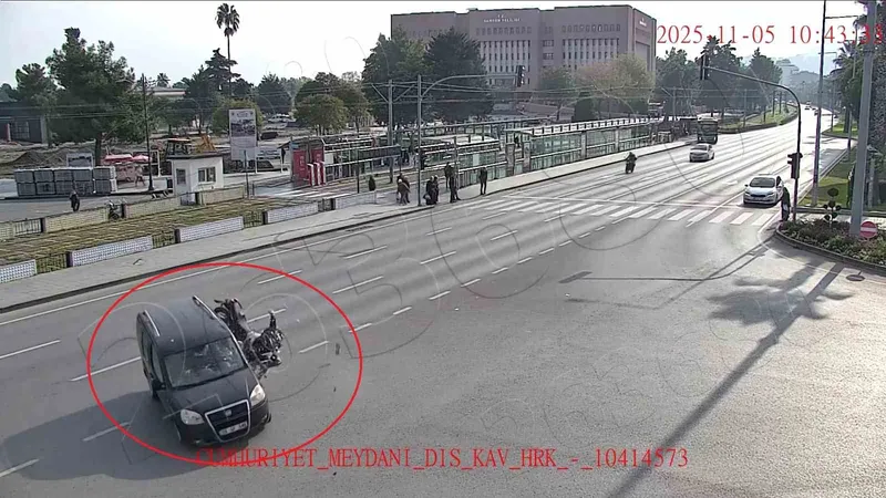 Samsun’da kazalar kameralarda
