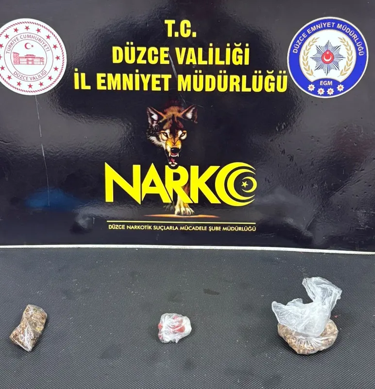 Düzce’de uyuşturucu operasyonu 1 tutuklama
