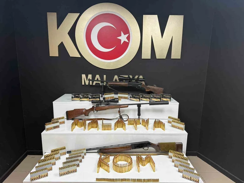 Malatya’da ruhsatsız silah operasyonu: 2 gözaltı
