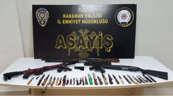 Karaman’da aranan 10 kişi tutuklandı
