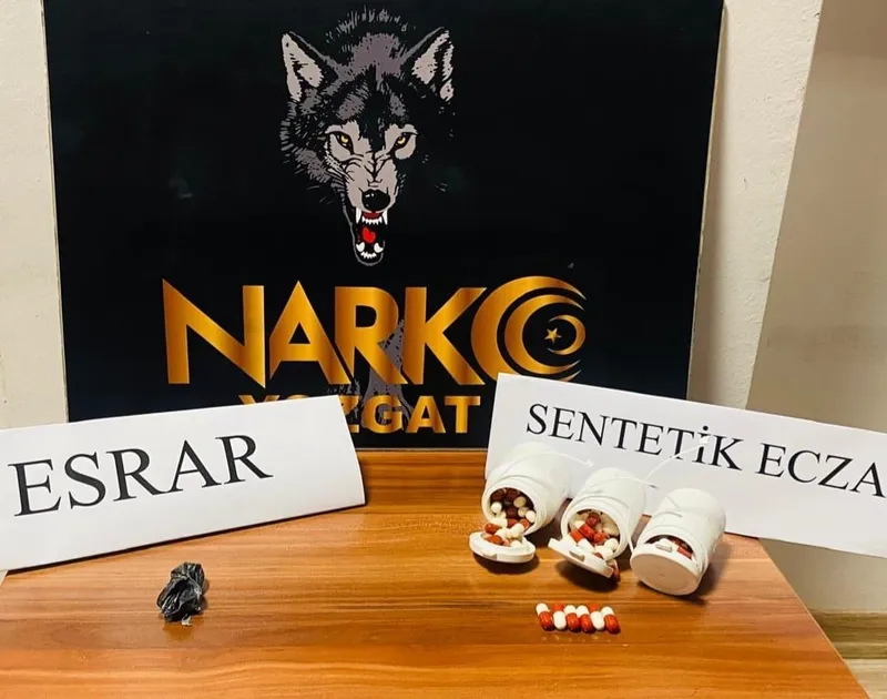 Yerköy’de 165 adet sentetik ecza maddesi ele geçirildi
