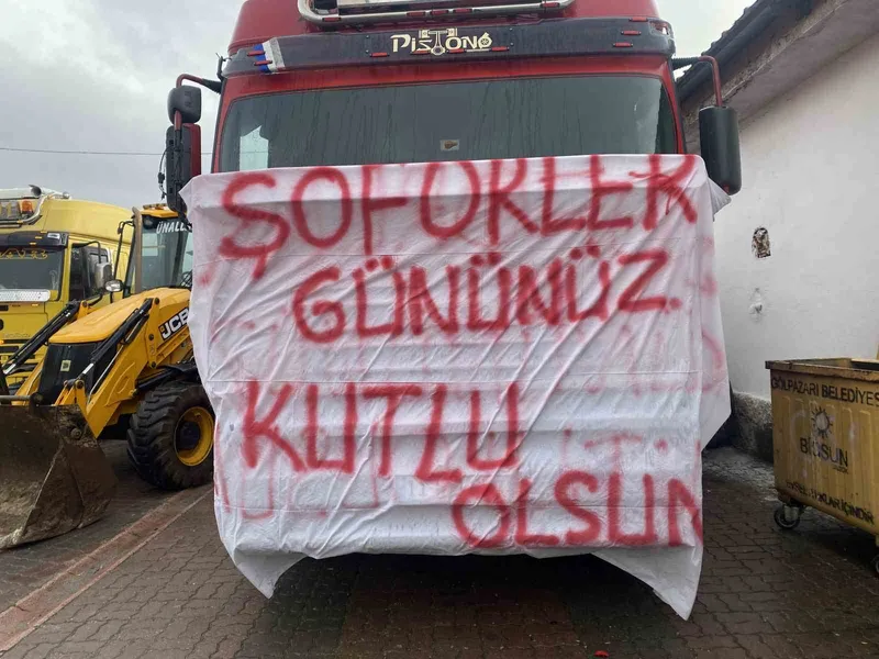Bilecik’te ilginç bir Dünya Şoförler Günü kutlaması
