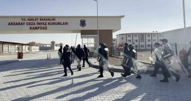 Aksaray Cezaevinde tatbikat alarmı
