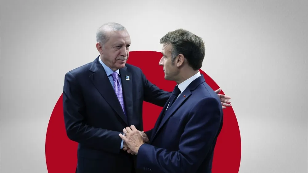 Erdoğan-Macron görüşmesi