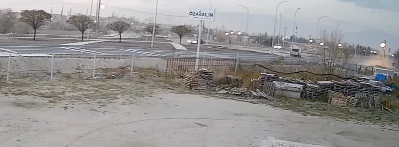 18 kişinin yaralandığı kaza güvenlik kamerasında
