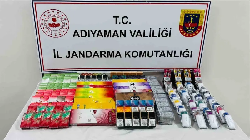 Adıyaman’da kaçak sigara operasyonu: 1 gözaltı
