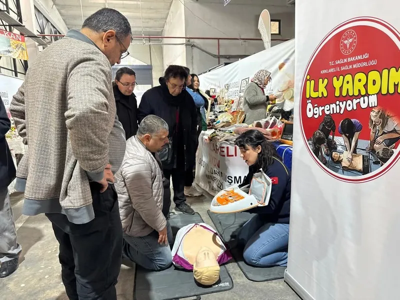 Kırklareli’nde tarım fuarında sağlık bilgilendirmesi ve eğitim
